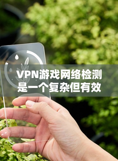 VPN游戏网络检测是一个复杂但有效的安全措施，旨在保护游戏用户免受网络攻击和恶意软件的影响。以下是对VPN游戏网络检测的详细分析和总结