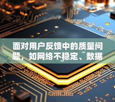 面对用户反馈中的质量问题，如网络不稳定、数据丢失、支付异常等，建议采取以下步骤