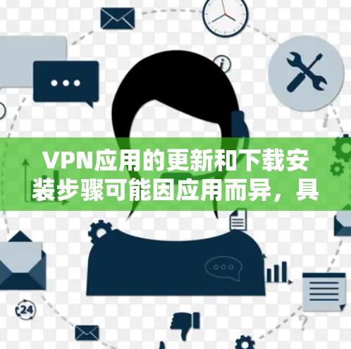VPN应用的更新和下载安装步骤可能因应用而异，具体操作取决于你使用的VPN应用类型。以下是一般性的步骤，但请根据你使用的应用进行调整