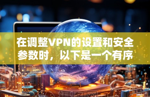 在调整VPN的设置和安全参数时，以下是一个有序的指南，帮助您有效地进行调整