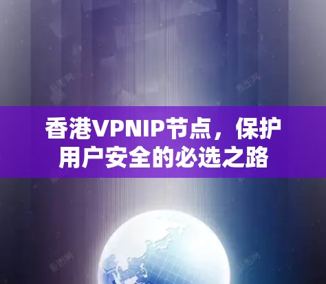 香港VPNIP节点，保护用户安全的必选之路