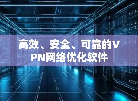 高效、安全、可靠的VPN网络优化软件